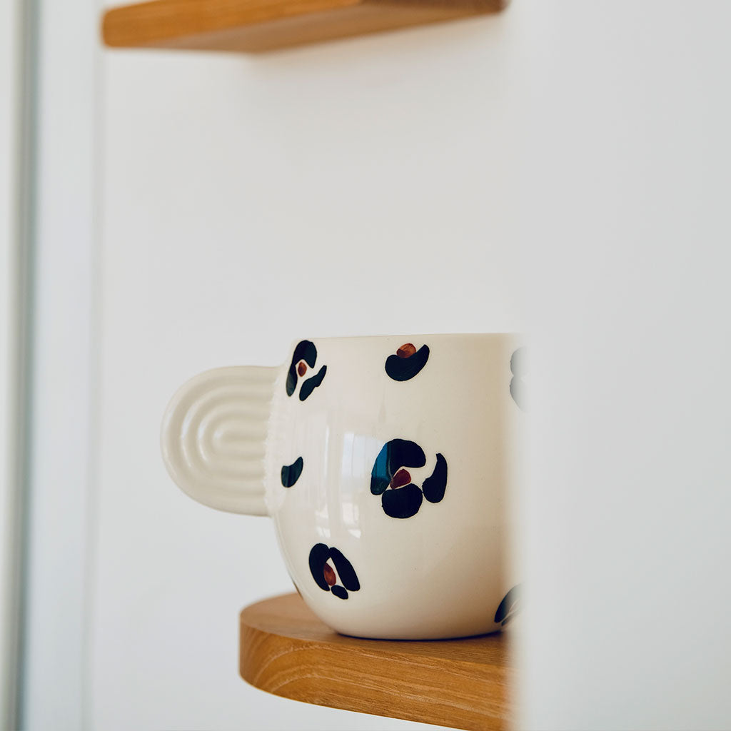 Tazza in ceramica Ambra - Leopardo