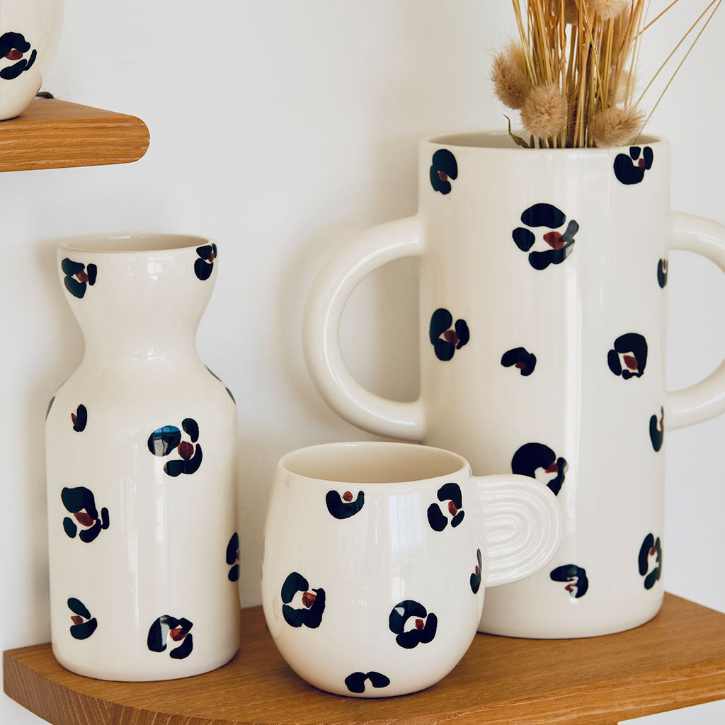 Tazza in ceramica Ambra - Leopardo