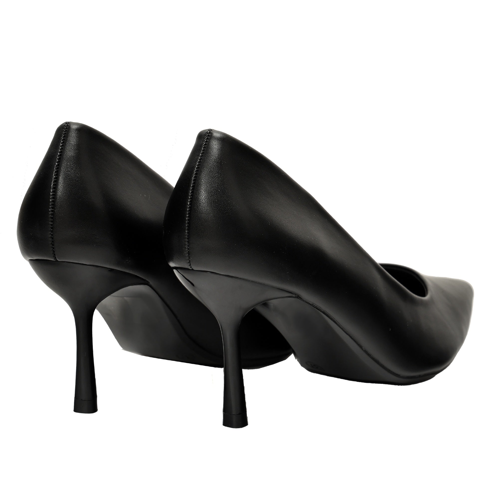 Decolletè in simil pelle Nero