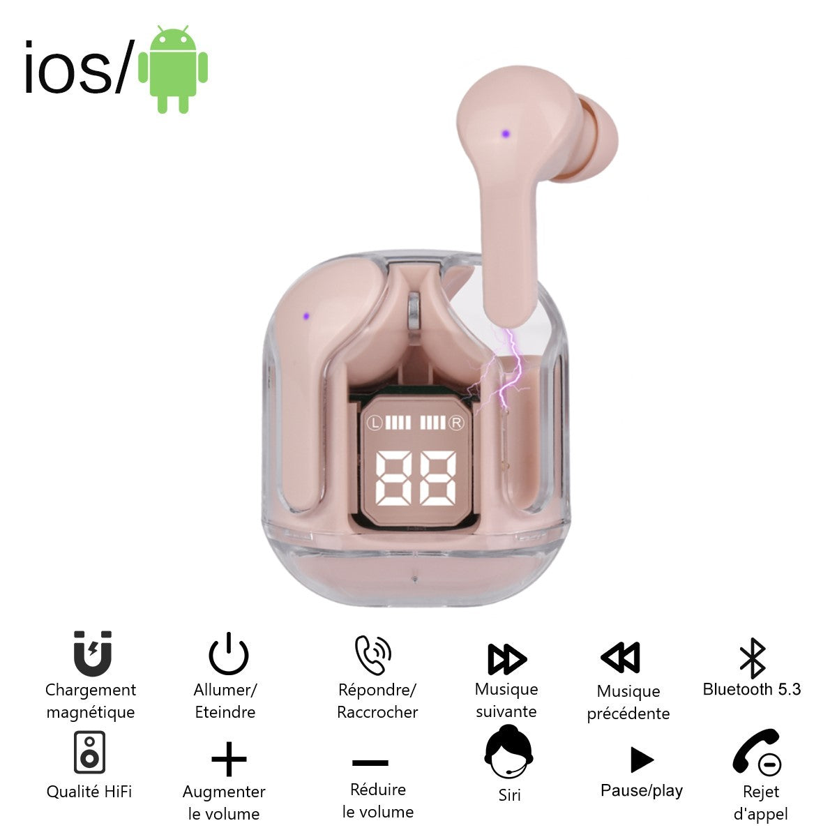 AURICOLARI BLUETOOTH SENZA FILI