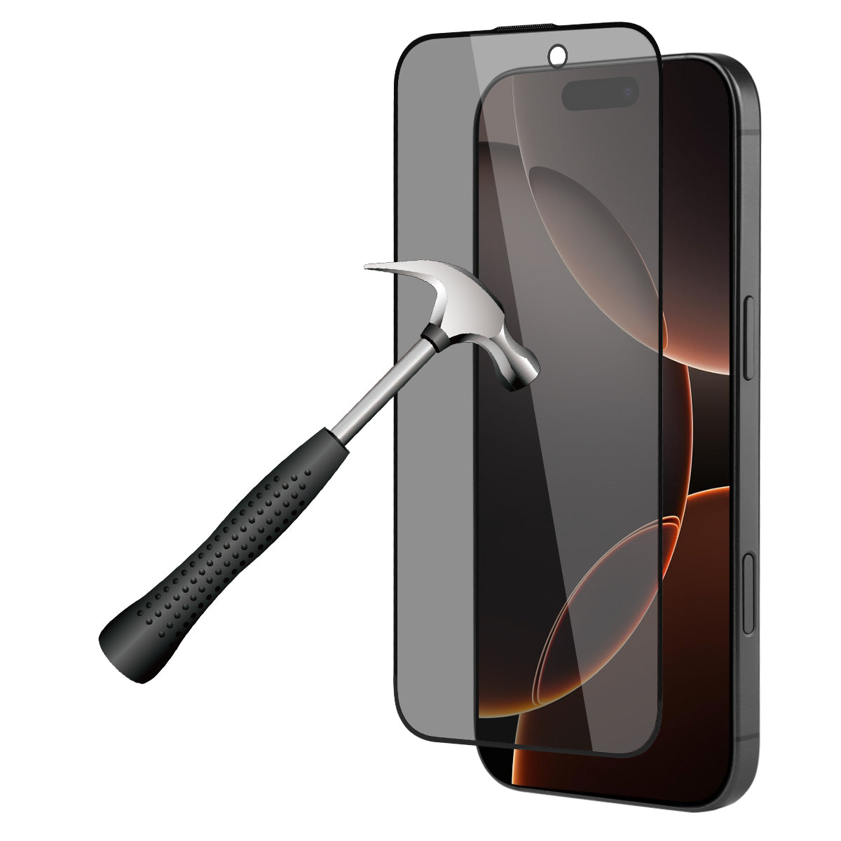 Pellicola Protettiva In Vetro Temperato Per Iphone 16 Pro Max - Antipolvere, Senza Bolle E Ad Alta Resistenza - Nero