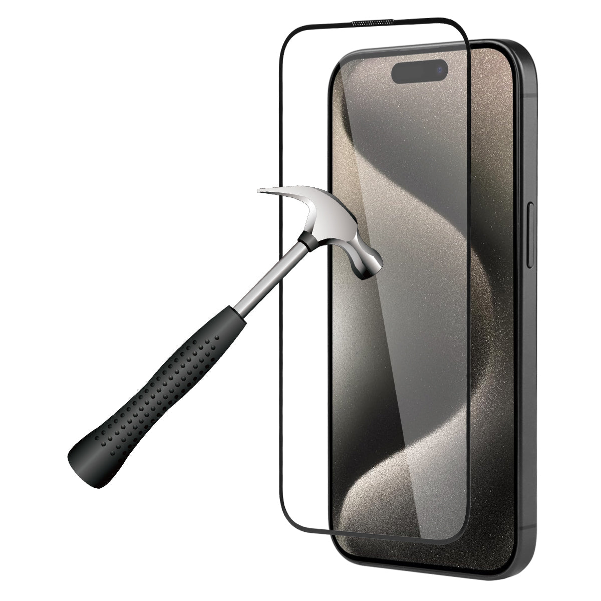 Pellicola Protettiva In Vetro Temperato Platino Per Iphone 15Pro - Antipolvere, Senza Bolle E Ad Alta Resistenza - Trasparente