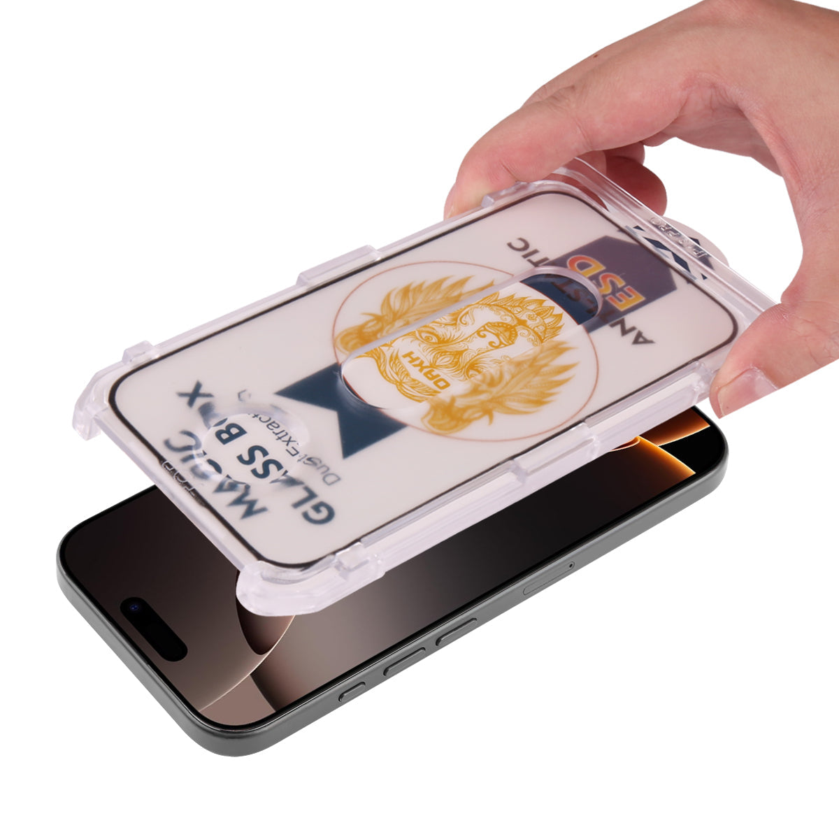 Pellicola Protettiva In Vetro Temperato Per Iphone 16 Pro Max - Antipolvere, Senza Bolle E Ad Alta Resistenza - Trasparente