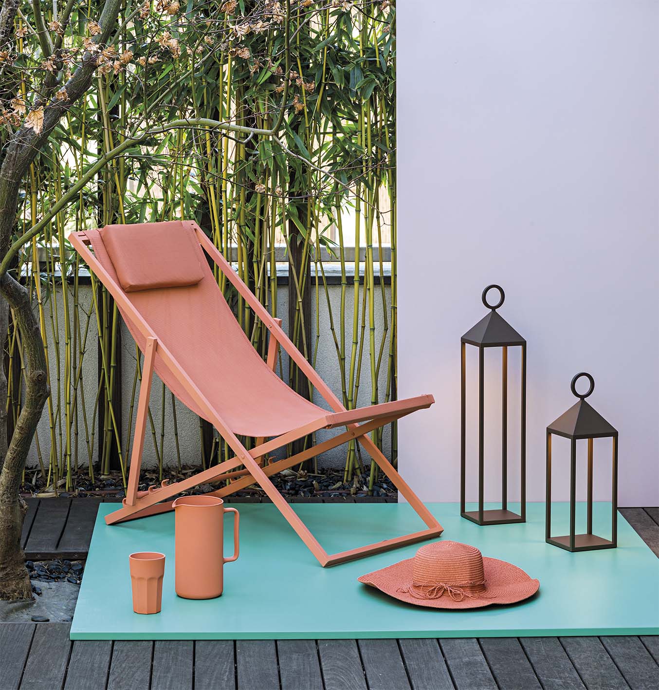 Lampada da tavolo PIC-NIC piccola Corten