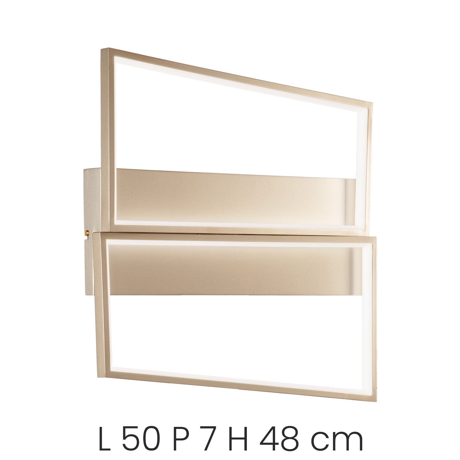 Square Plafoniera Oro