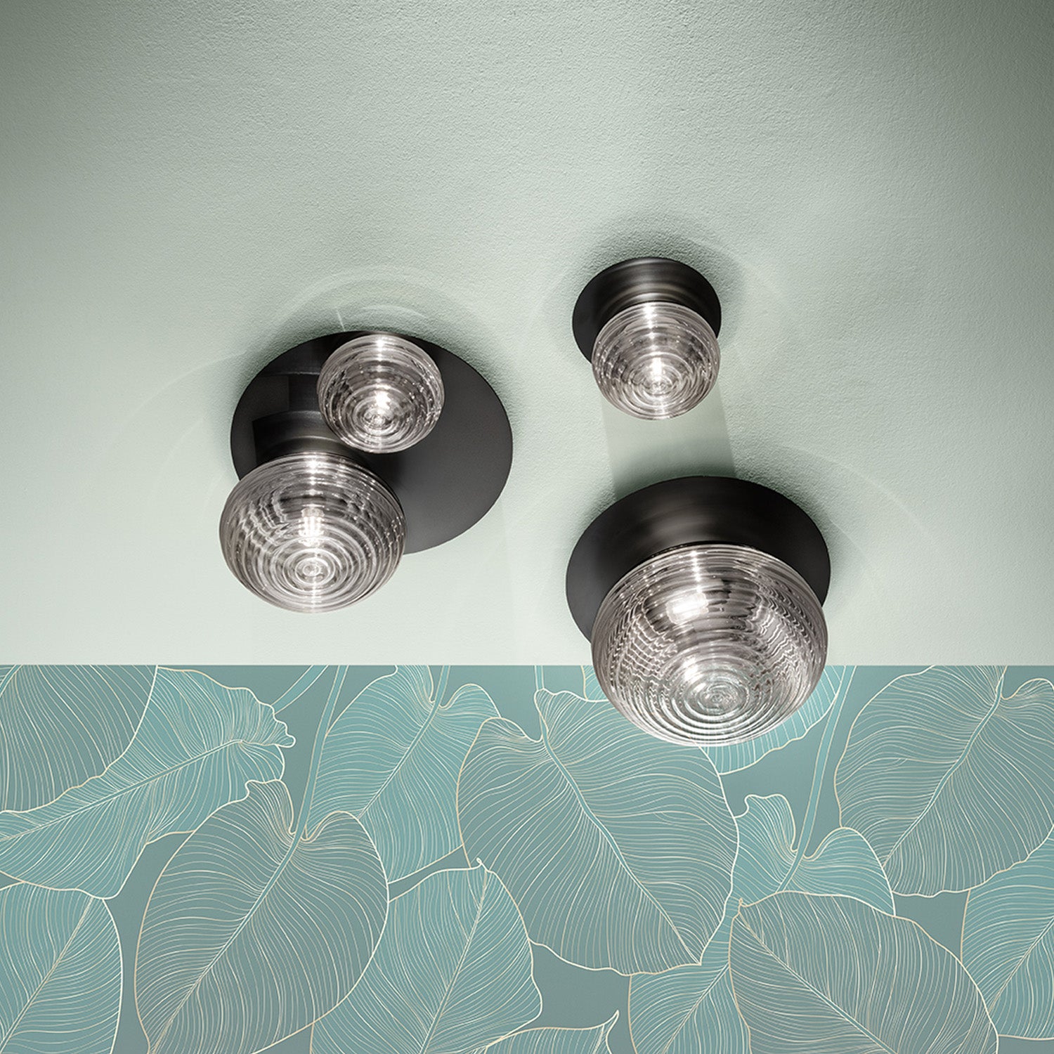 Tondo Plafoniera  - Fumè