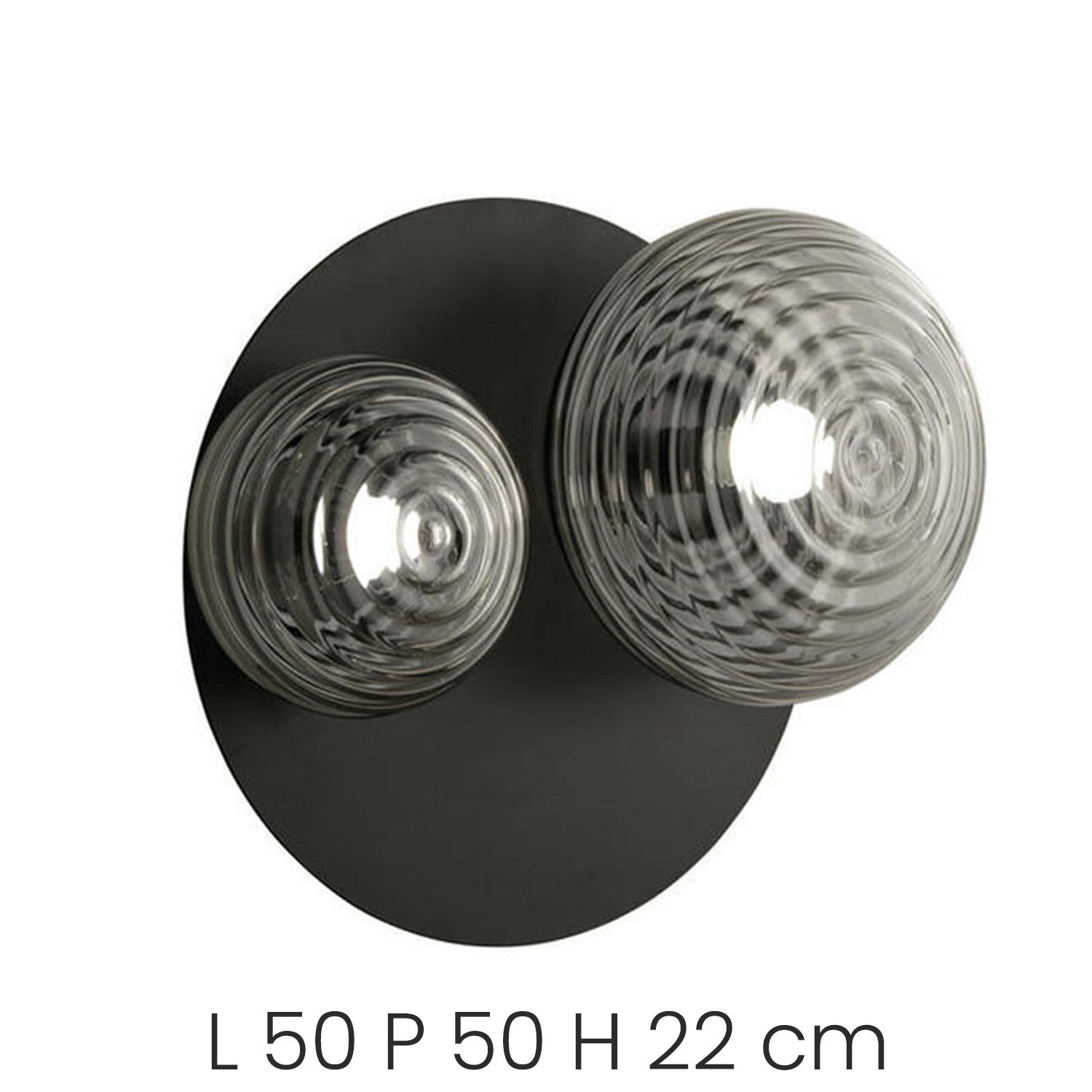 Tondo Plafoniera  - Fumè