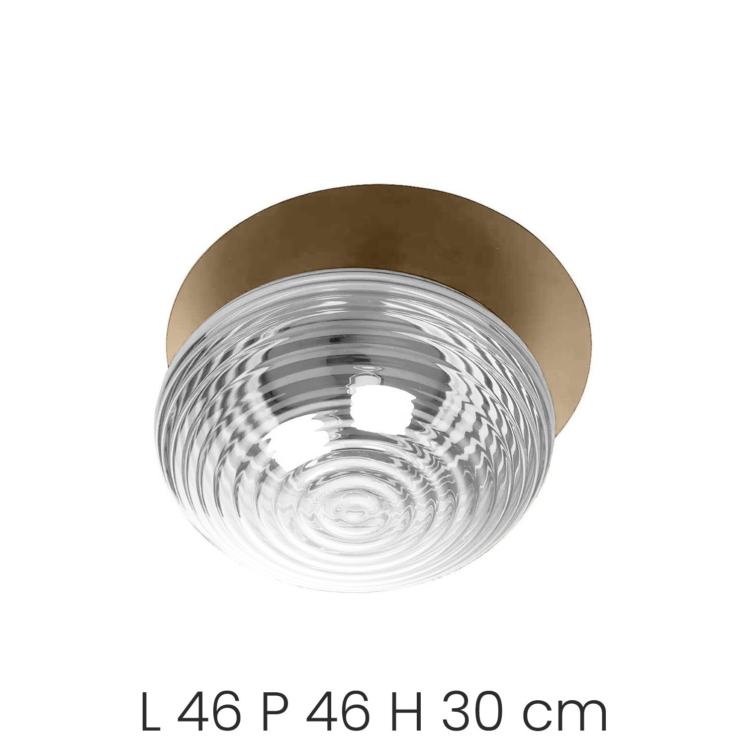 Tondo Plafoniera Oro