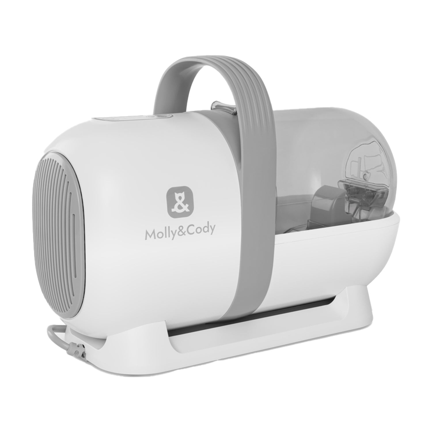 Pet grooming kit & vacuum cleaner white