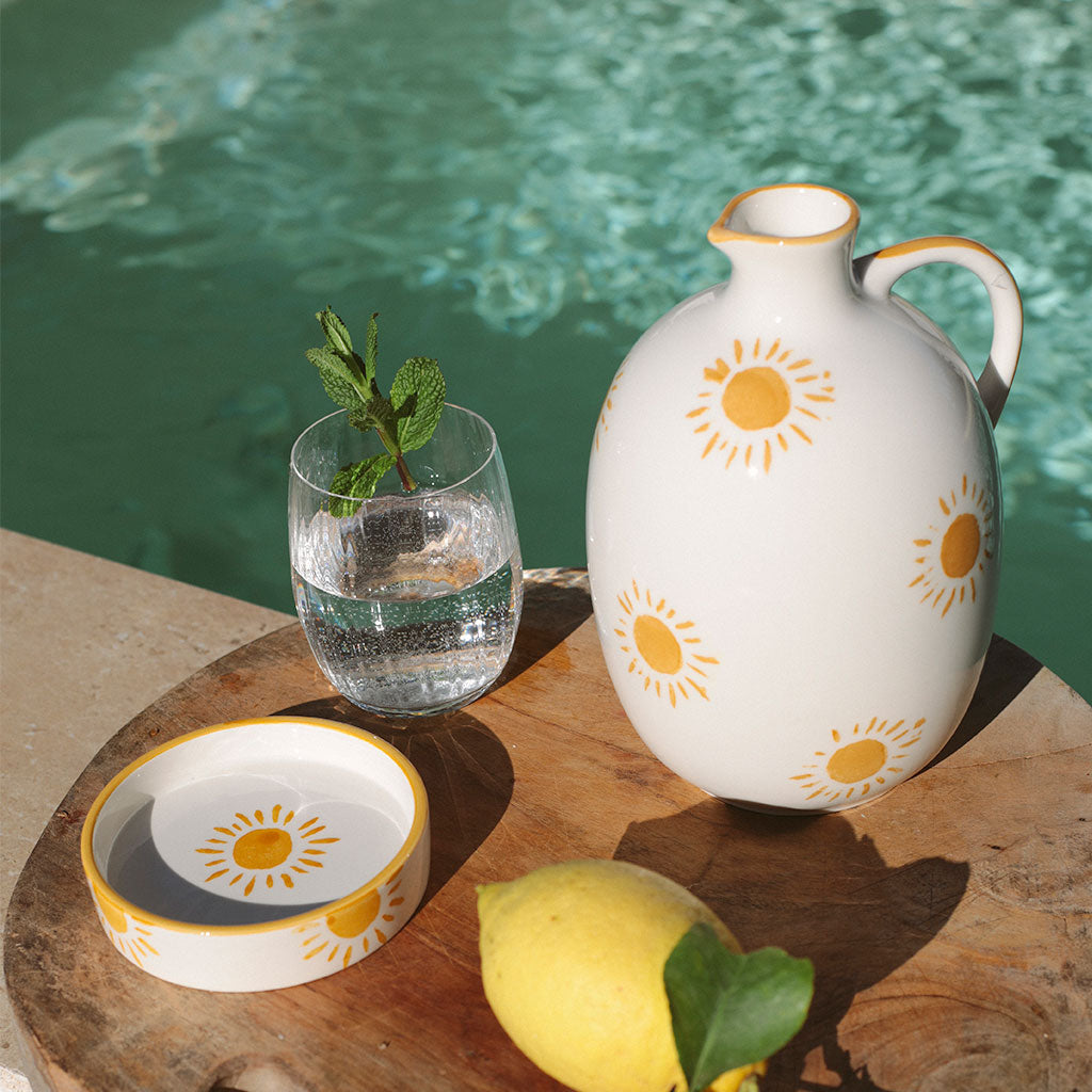 Brocca in ceramica - Sole