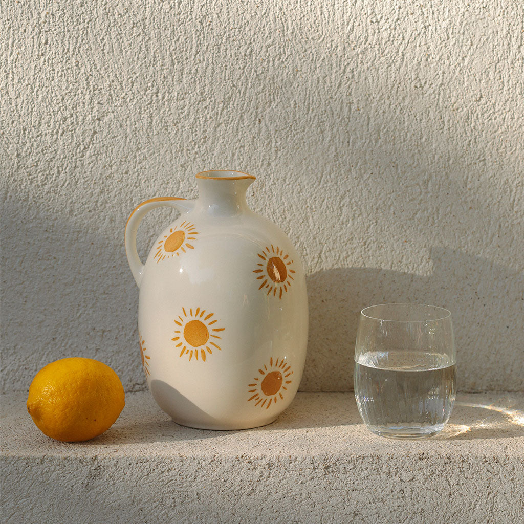 Brocca in ceramica - Sole