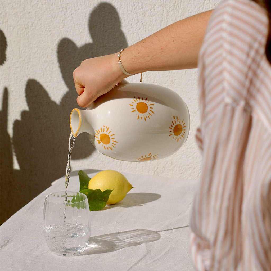 Brocca in ceramica - Sole