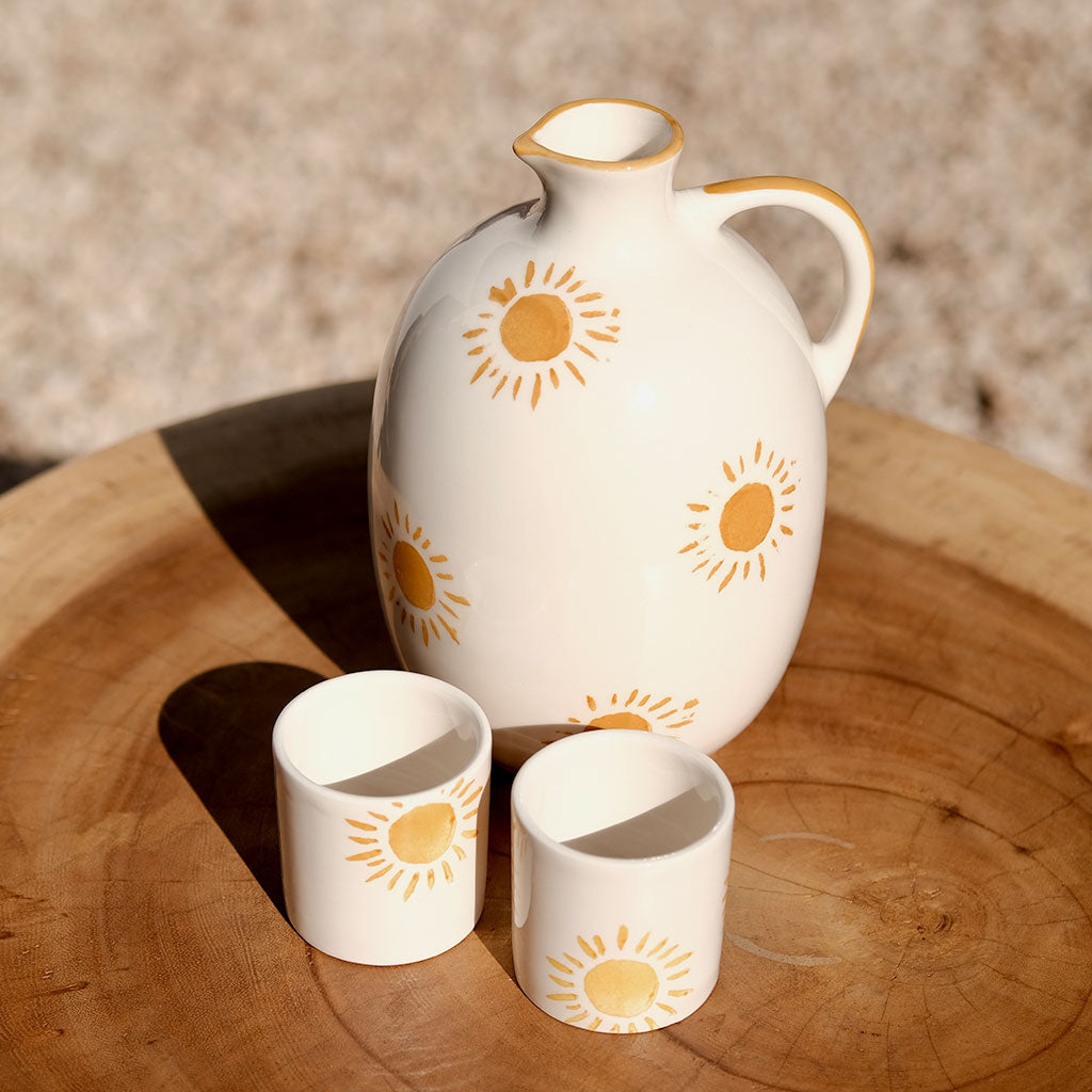 Brocca in ceramica - Sole