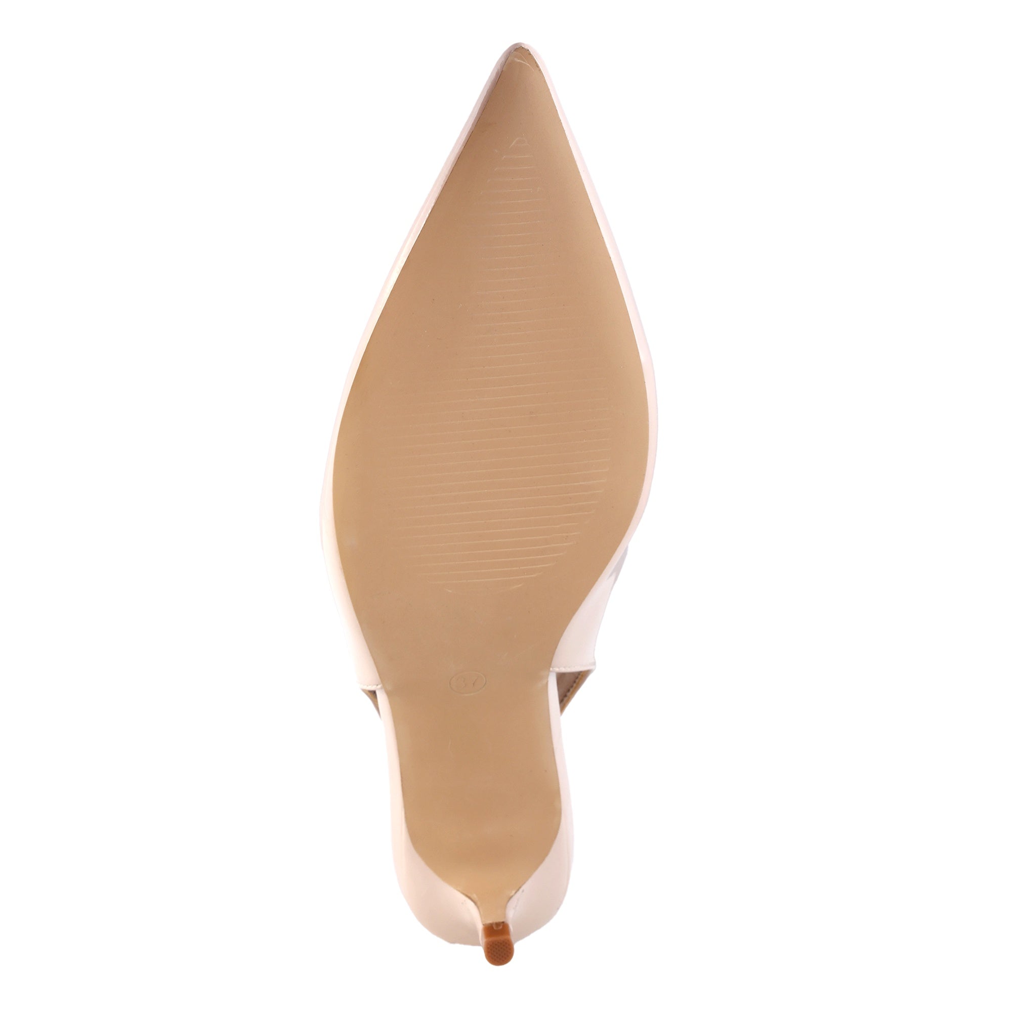Decolletè bassi in simil pelle verniciata  Beige