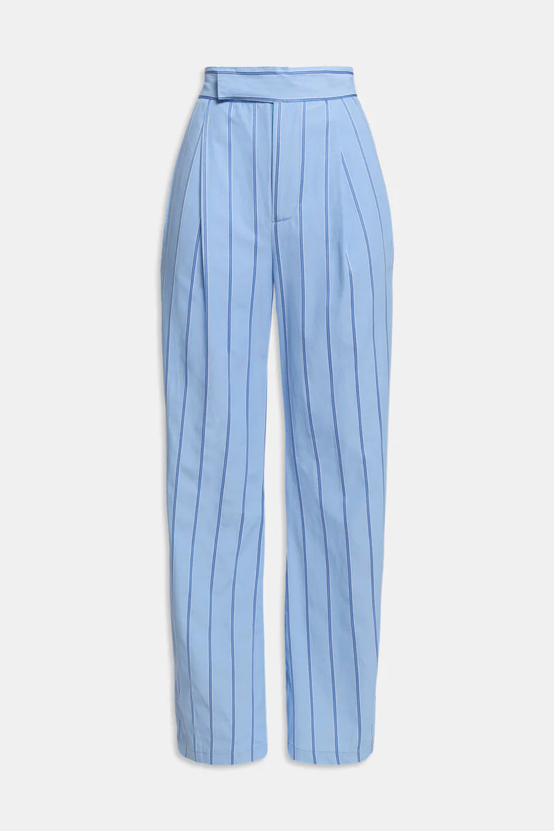 PANTALONE UOMO IN GESSATO Blue Ministripes