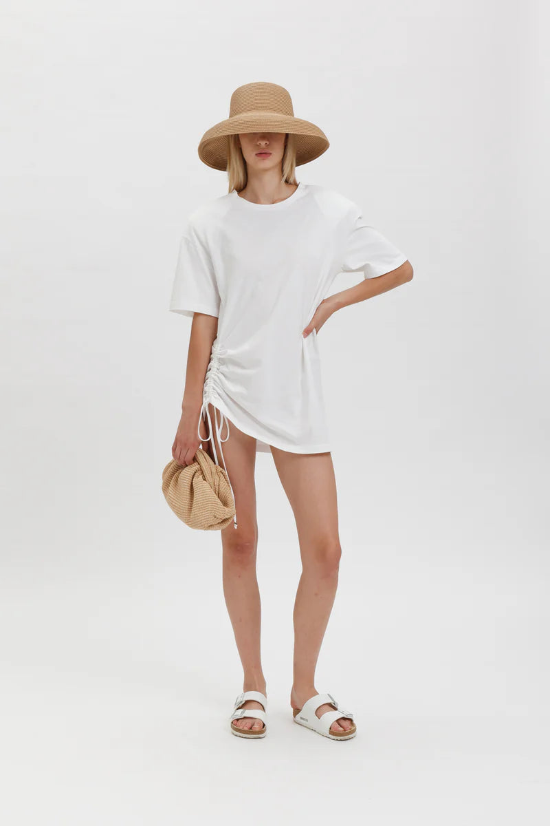 T-SHIRT MINI ABITO Bianco