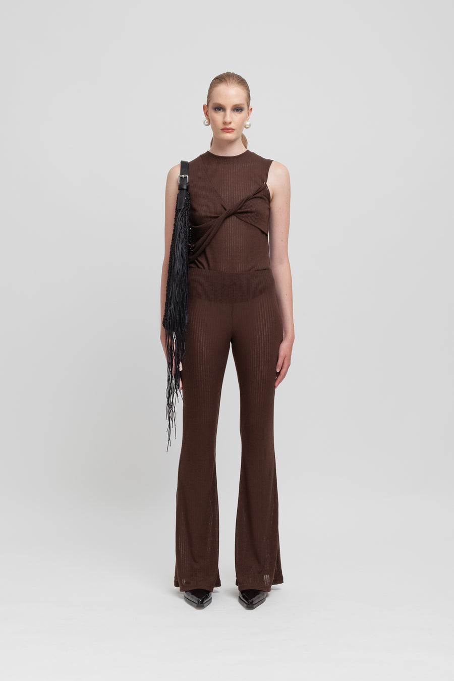 Tank top con dettaglio nodo