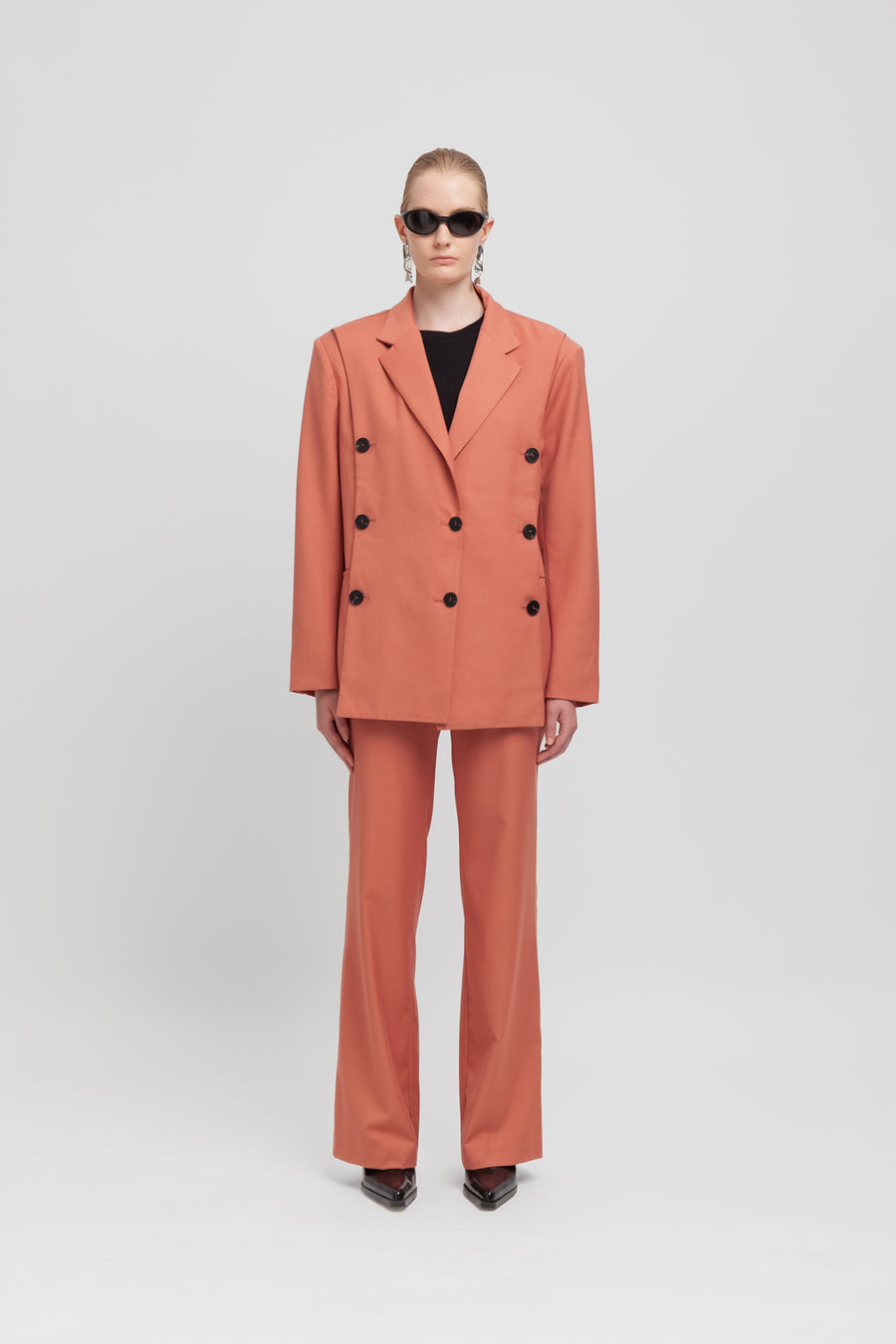 Blazer manfit con pannelli