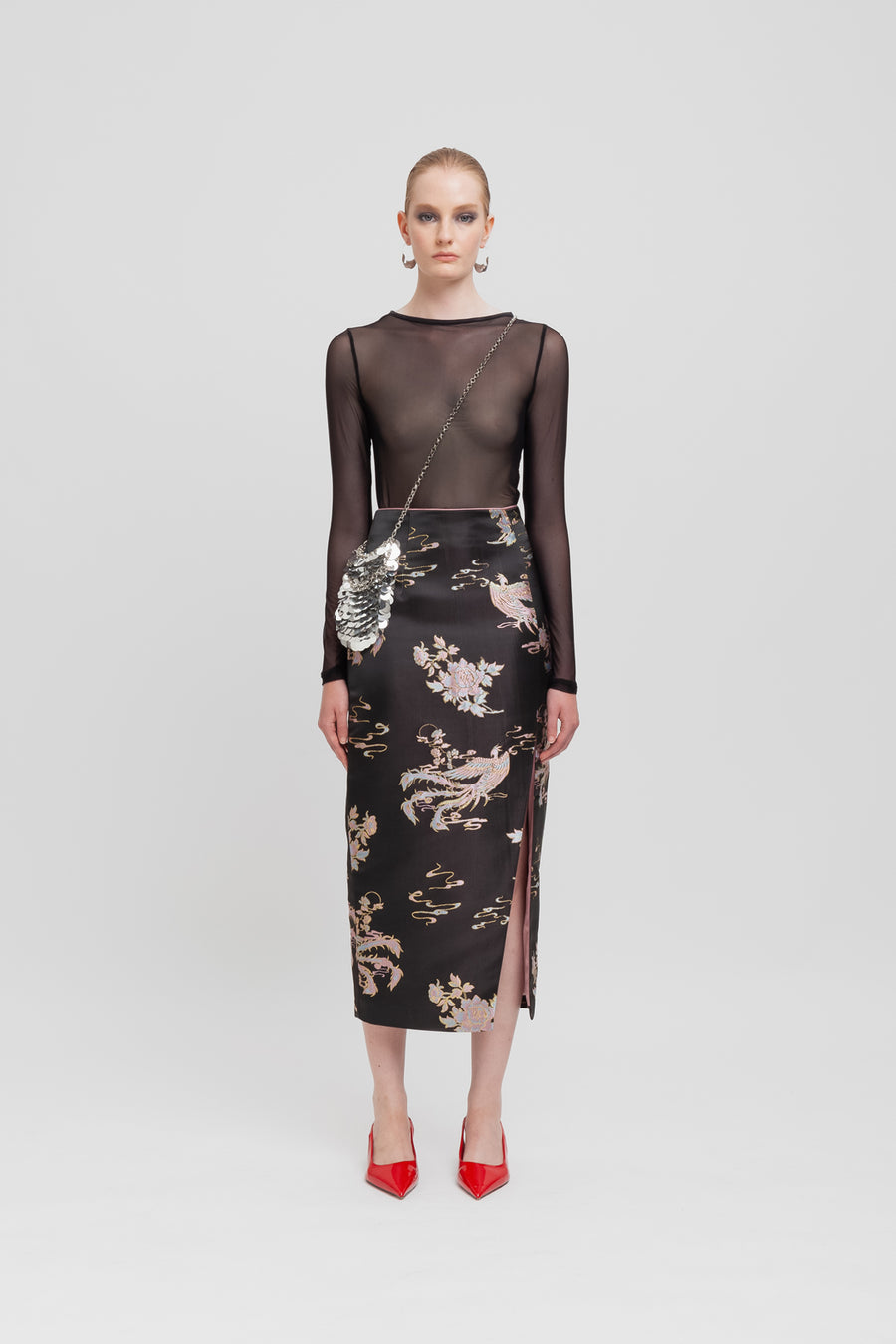 Longuette in broccato