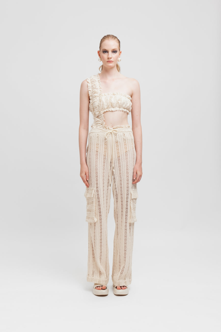 Cargo in pizzo macramè