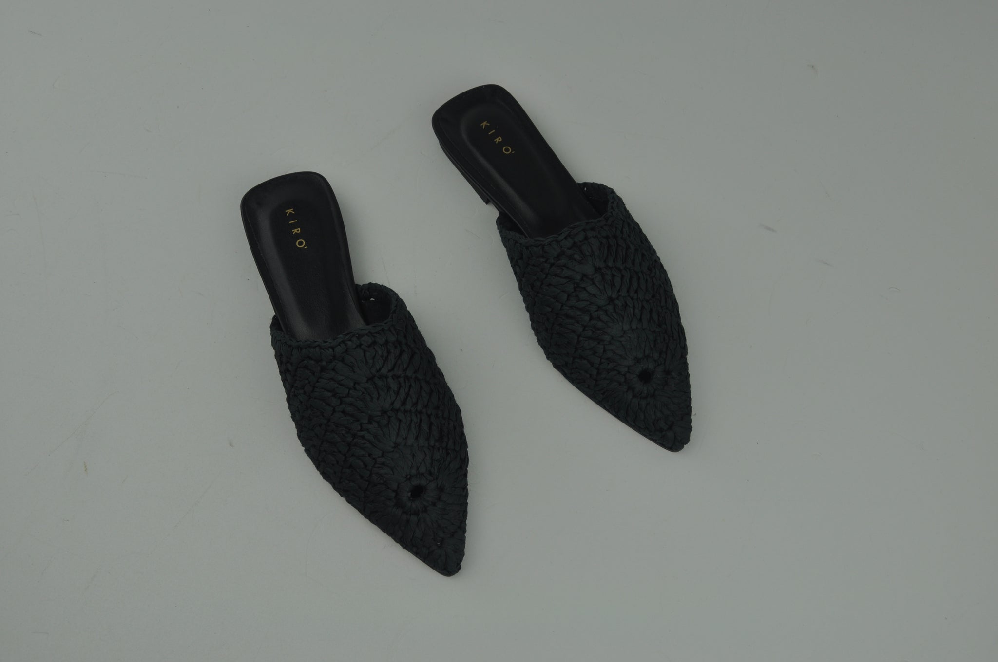 SABOT-10 IN RAFFIA NERO