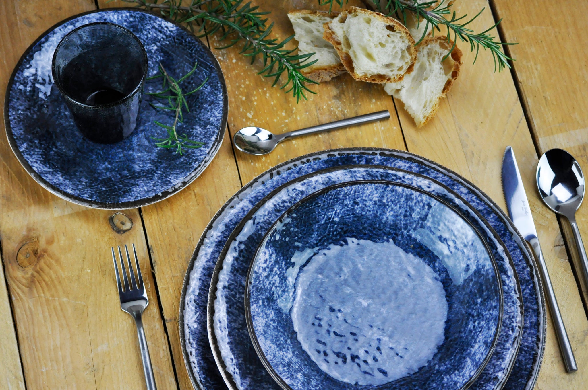 PRETA Jeans Set piatti da 18 pezzi colori Assortiti