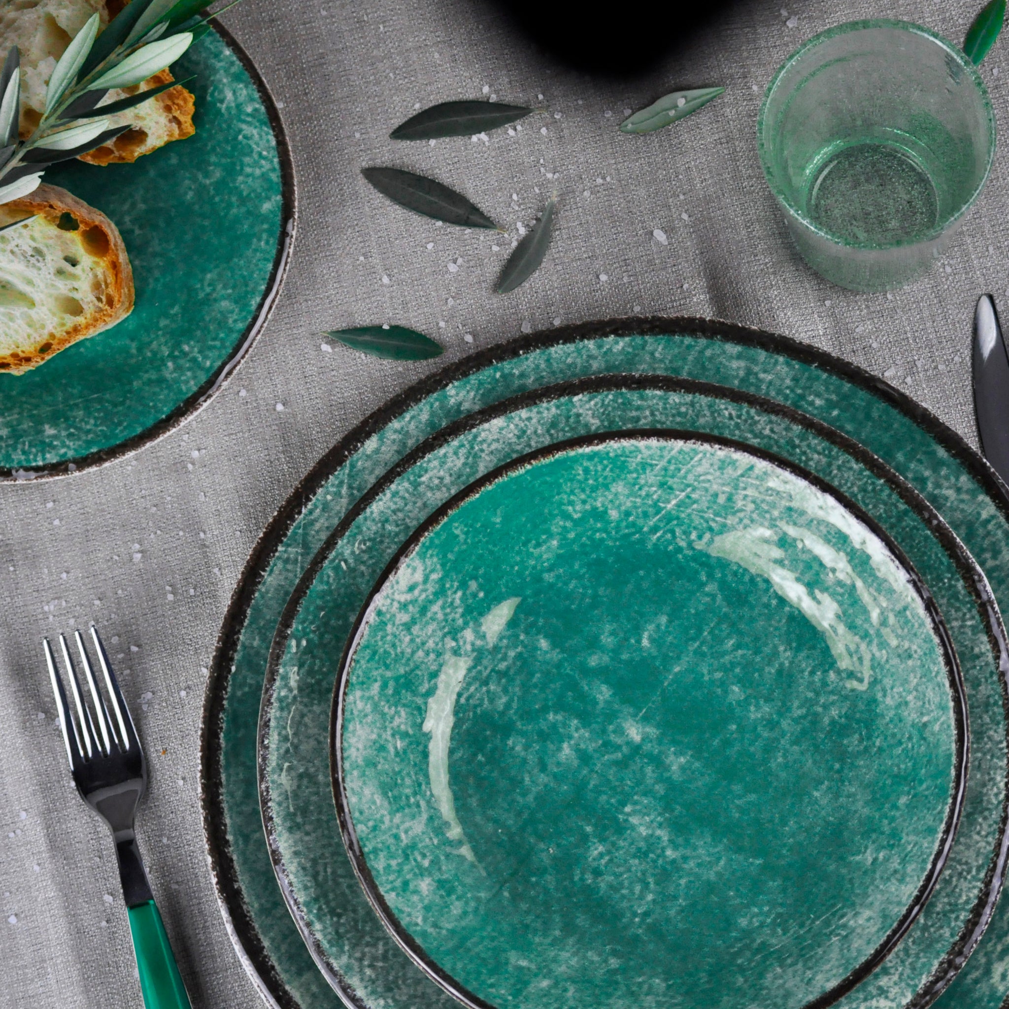 PRETA Jeans Set piatti da 18 pezzi colori Assortiti