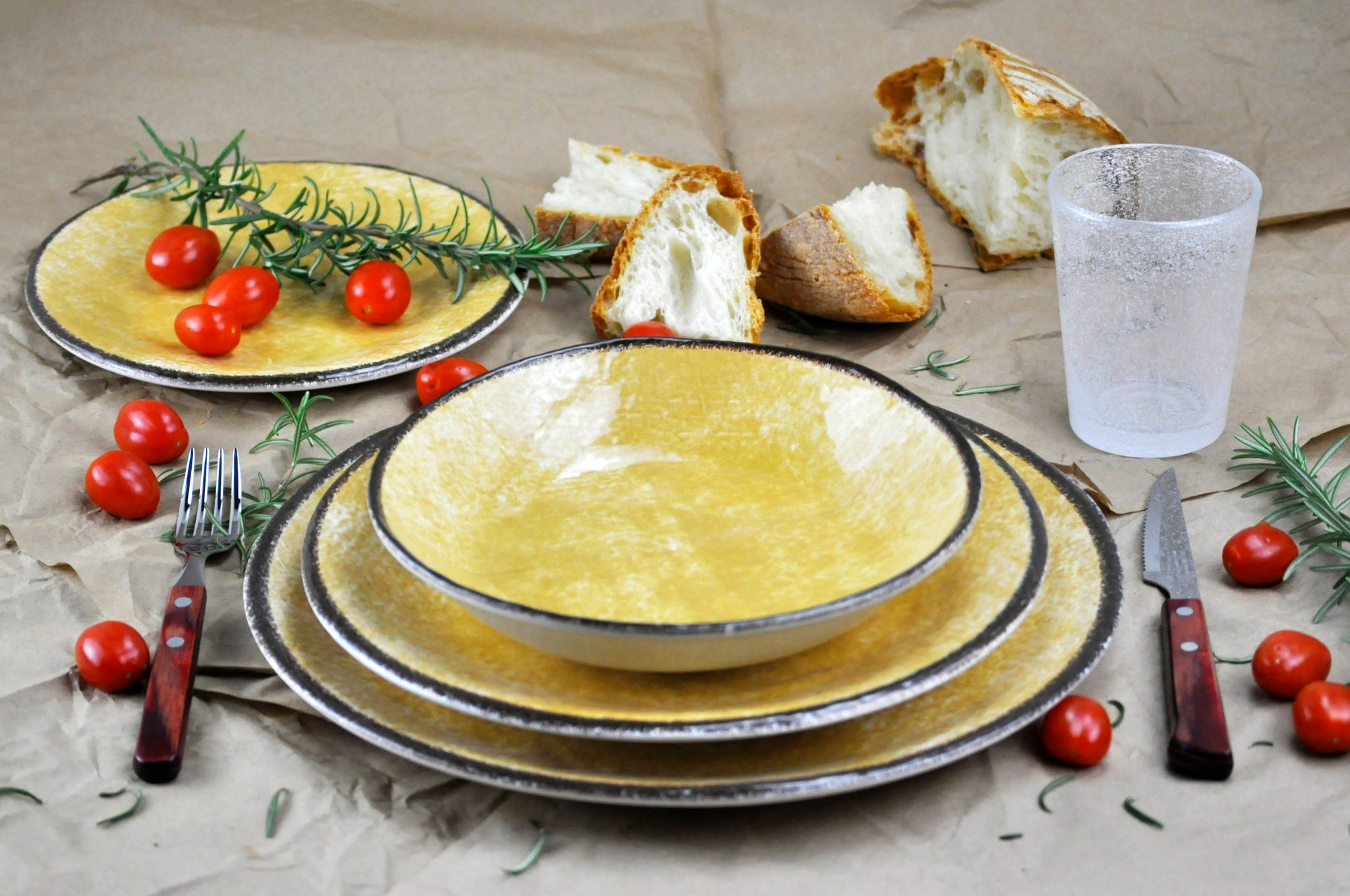 PRETA Jeans Set piatti da 18 pezzi colori Assortiti