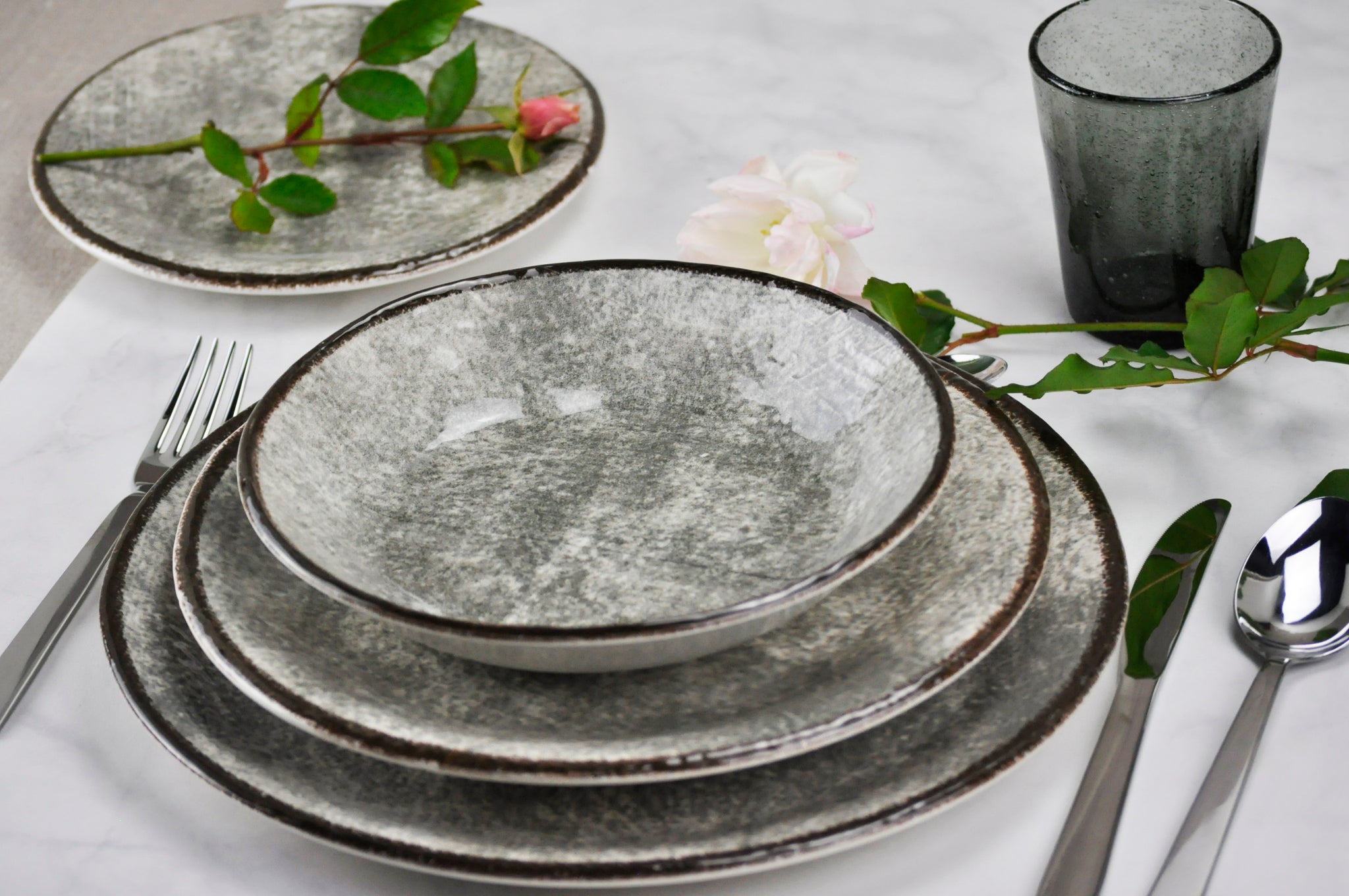 PRETA Jeans Set piatti da 18 pezzi colori Assortiti