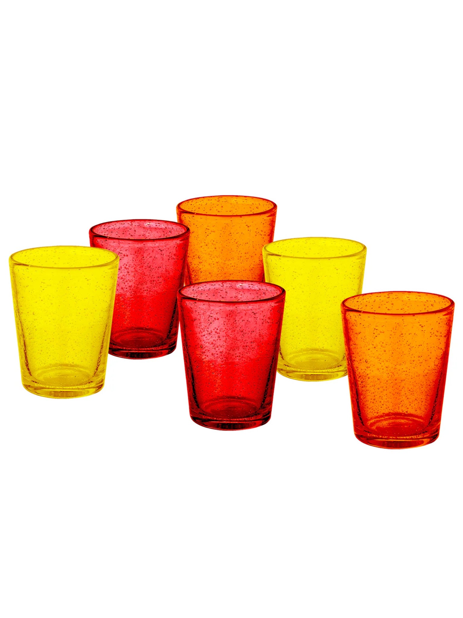 MATERA Set 6 Tumbler Multicolor Colori Caldi