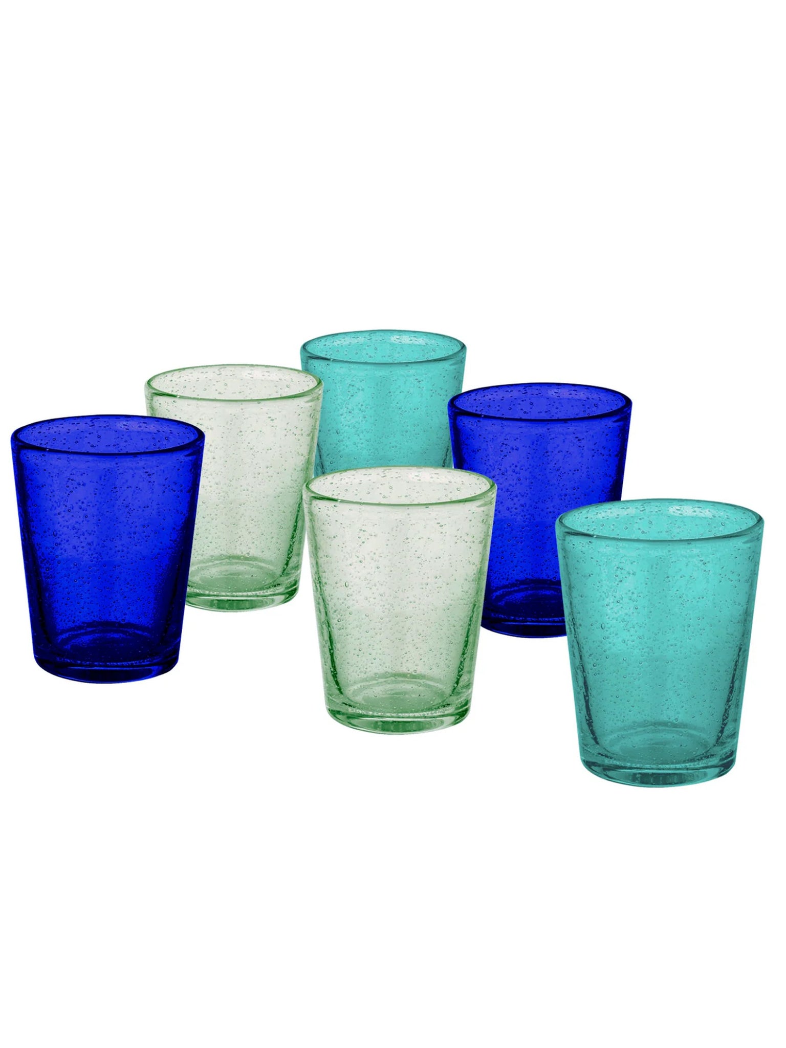 MATERA Set 6 Tumbler Multicolor Verde