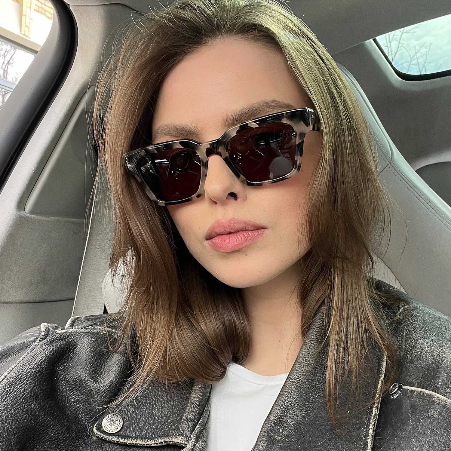 NO FLASHES - Blush Tortoise / Coffee Brown