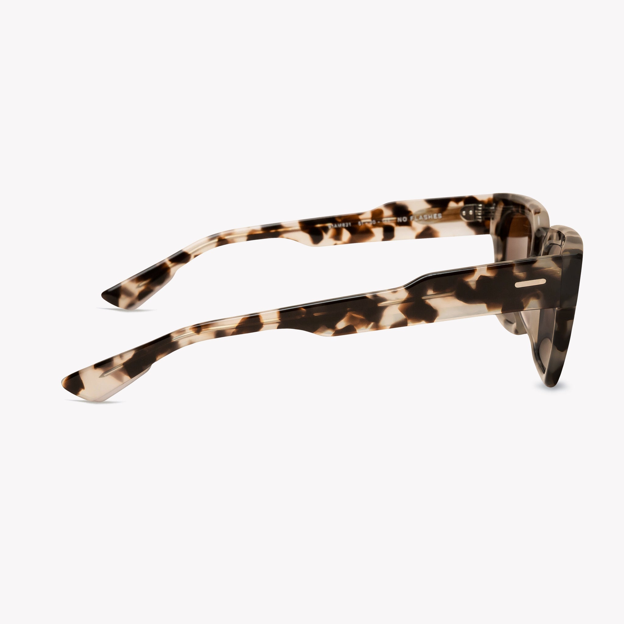 NO FLASHES - Blush Tortoise / Coffee Brown