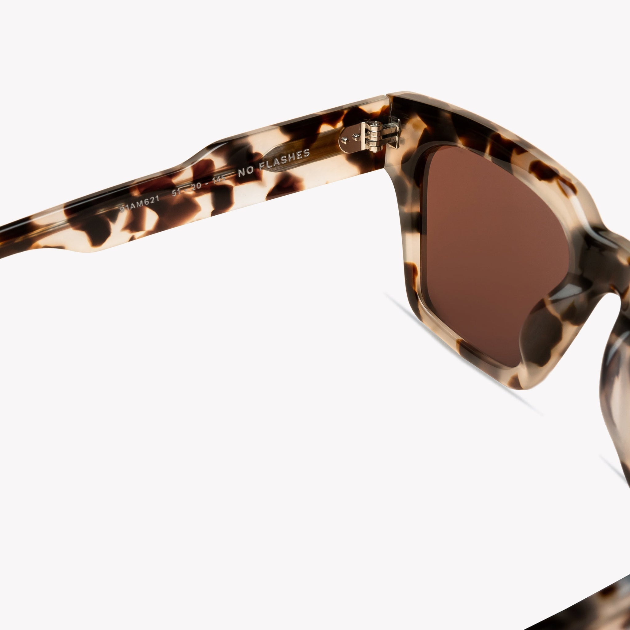 NO FLASHES - Blush Tortoise / Coffee Brown