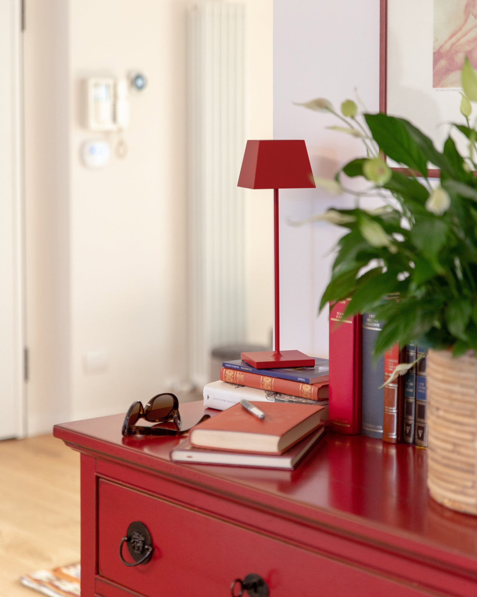 Lampada da tavolo SIESTA - Rosso