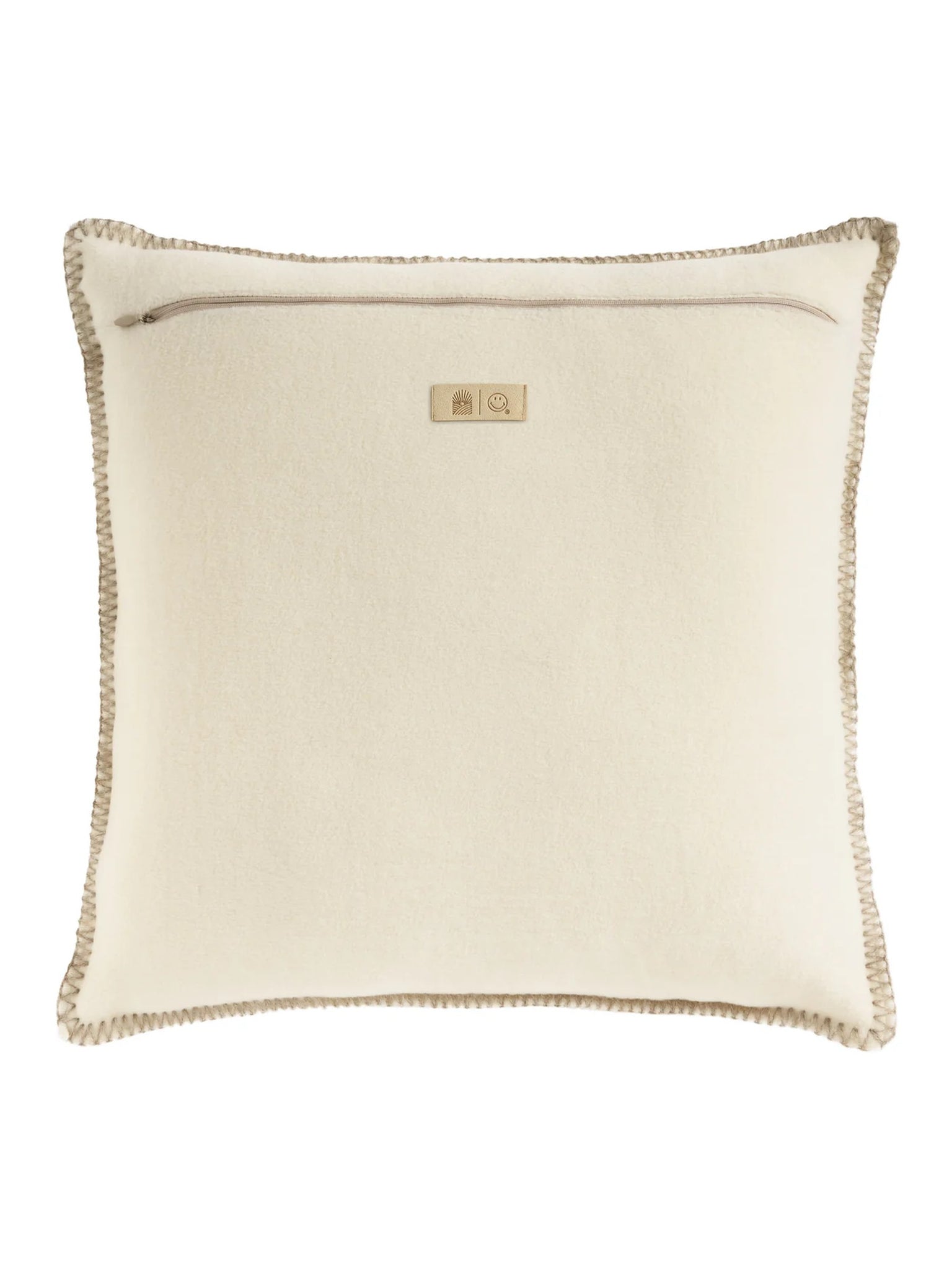 SMILEY® BAMBOO Cuscino Arredo, Avorio/Battigia