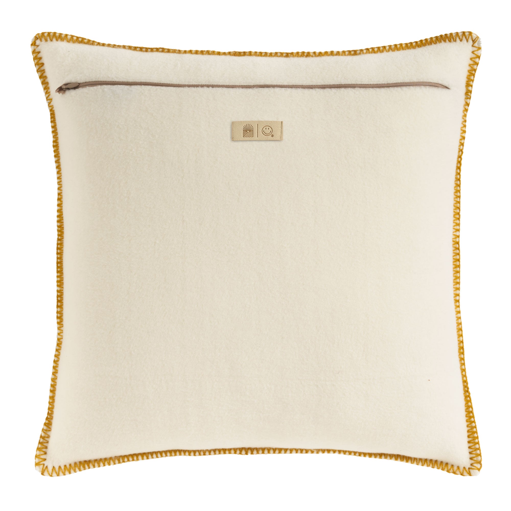 SMILEY® BAMBOO Cuscino Arredo, Avorio/Zafferano