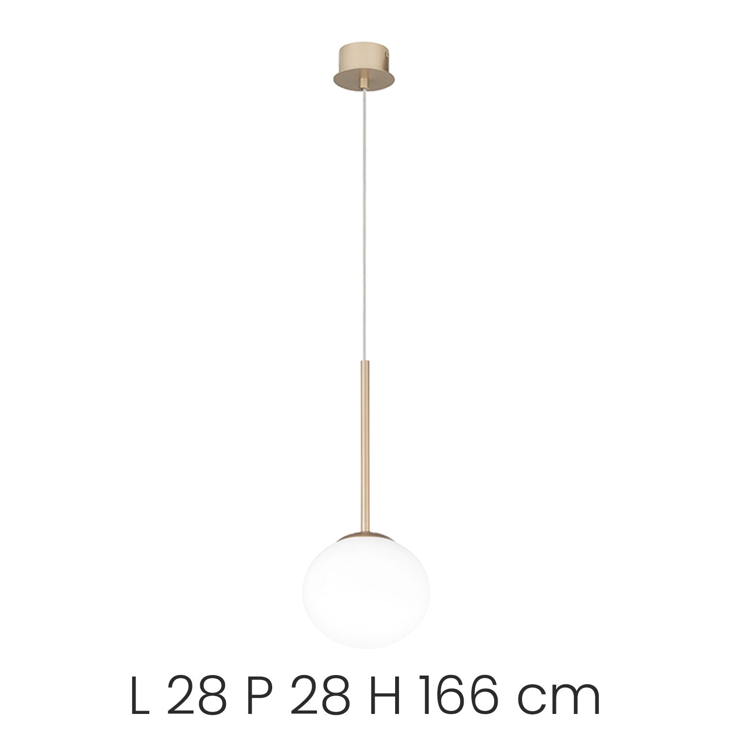 Lampada a sospensione Jewel - Oro