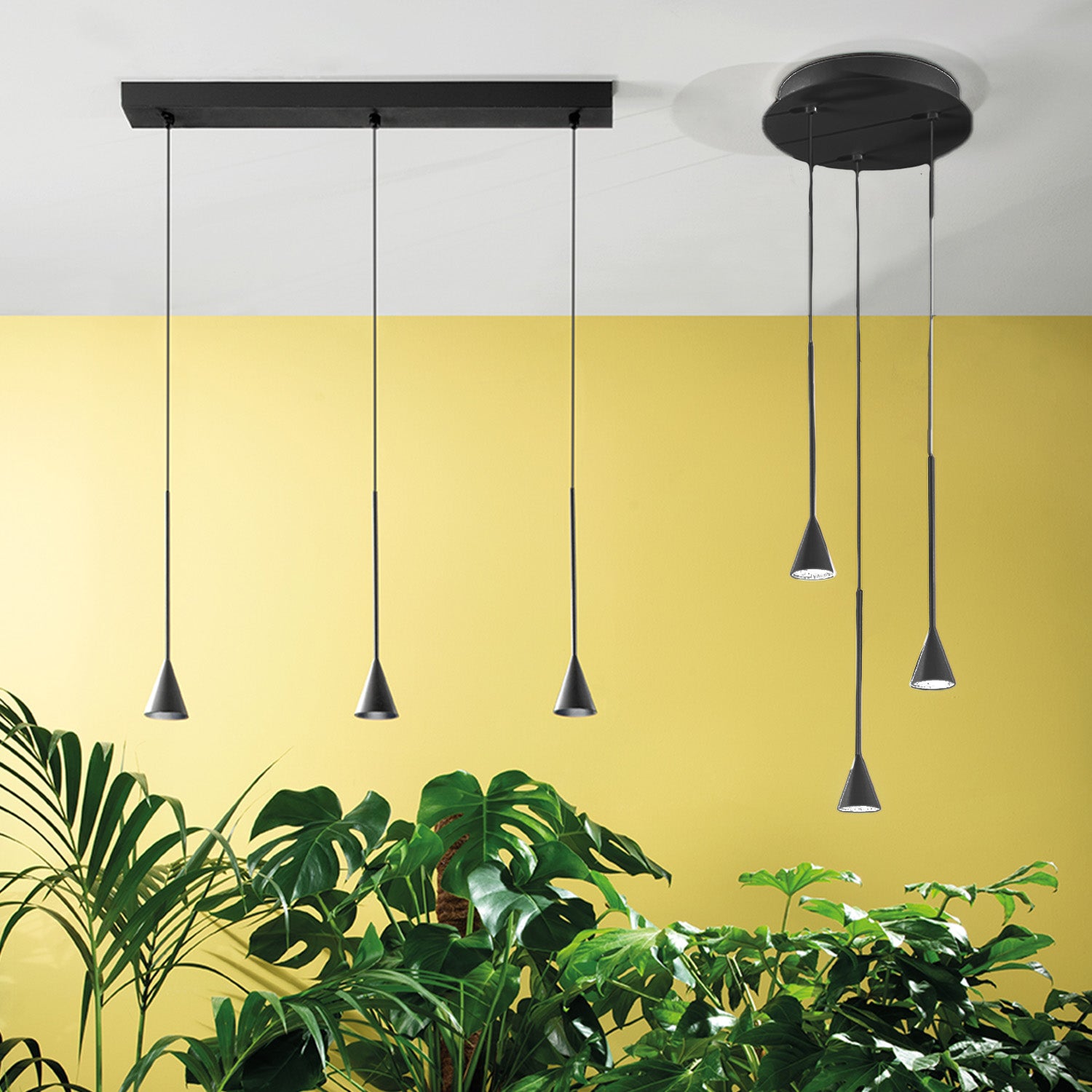 Lex Lampada a Sospensione Nero 3