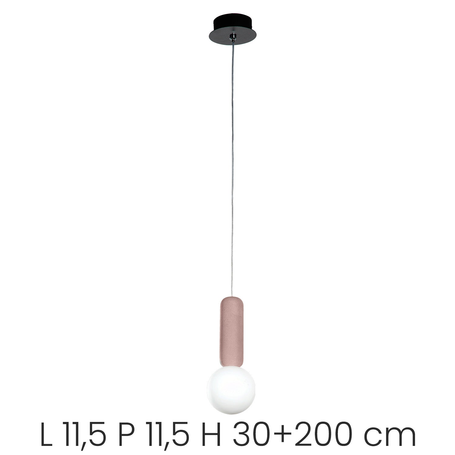 Rock Lampada a Sospensione Rosso