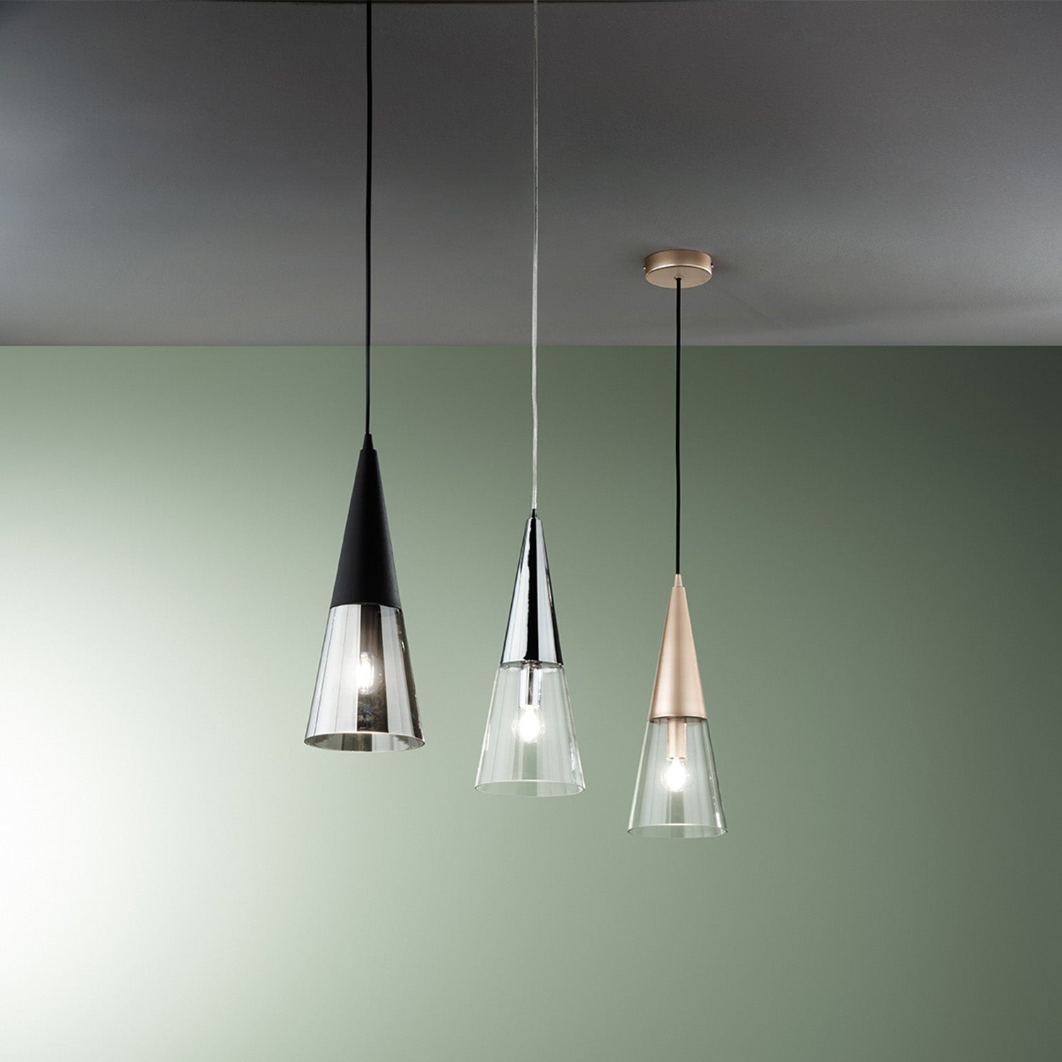 SO Trento Lampada a Sospensione Oro