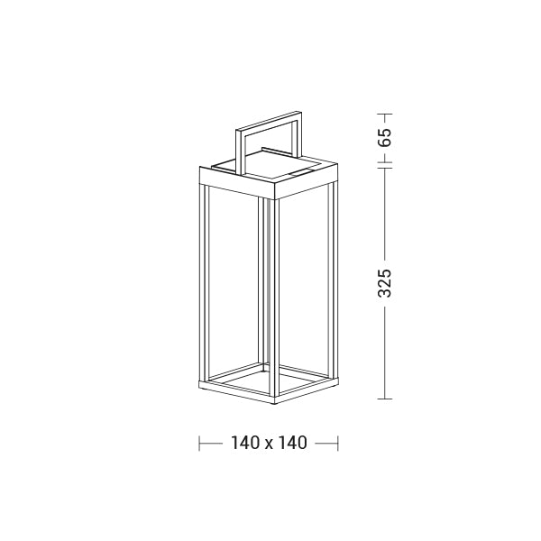 Lampade a ricarica solare SOON Antracite - Antracite Piccola