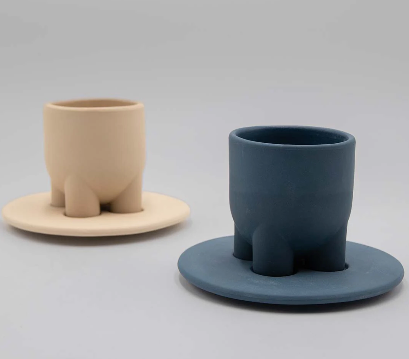 UCCIO CAPPUCCINO SET - TEAL BLUE