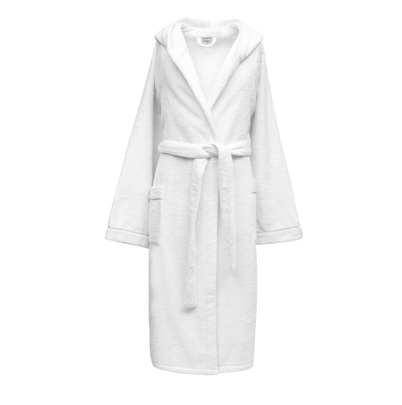 Accappatoio con cappuccio Linea classica Bianco