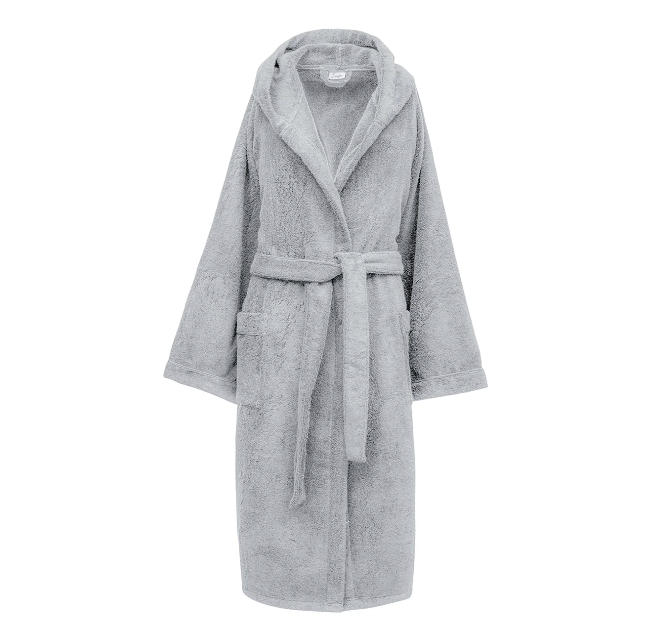 Accappatoio con cappuccio Linea classica Grigio