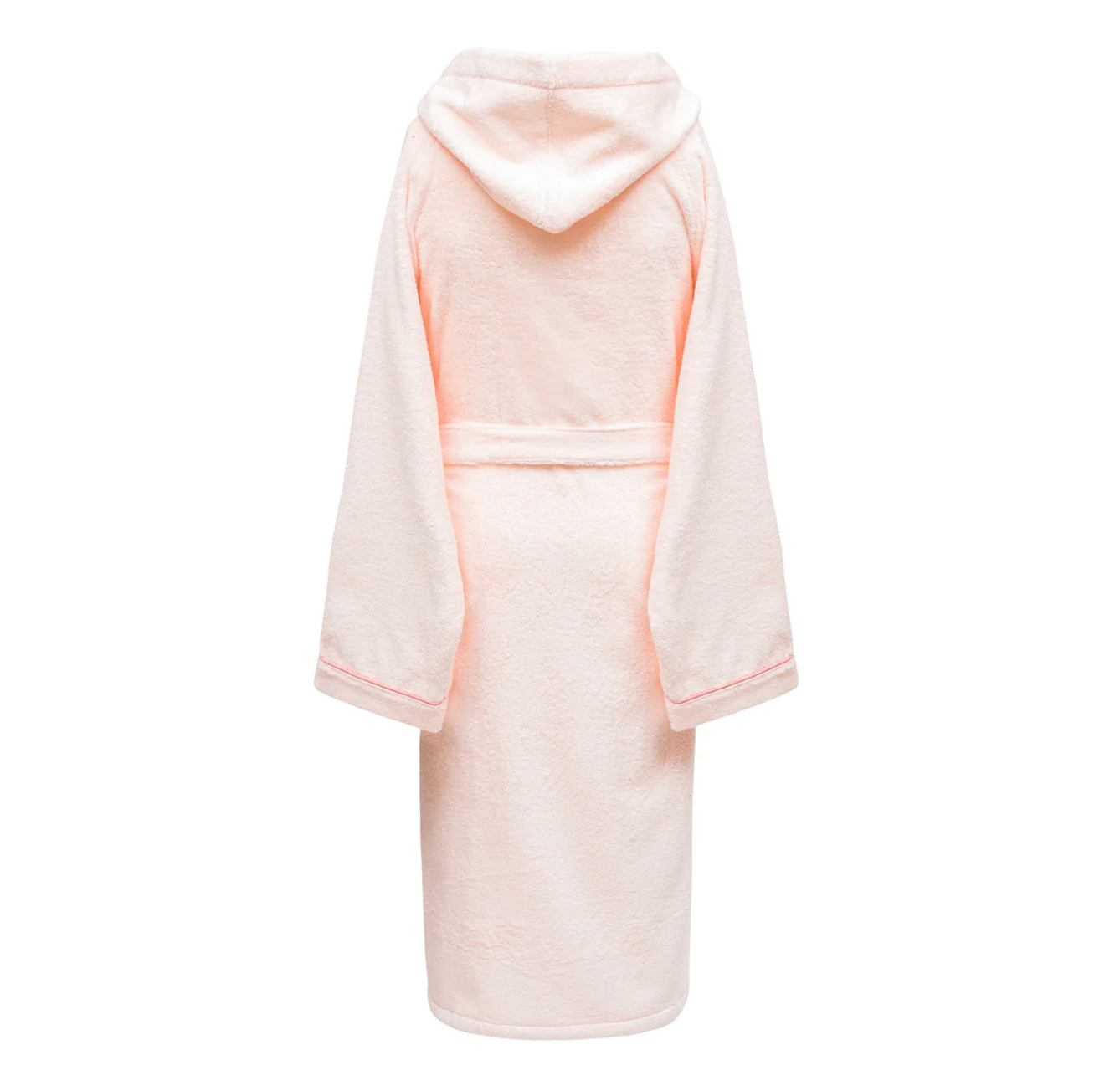 Accappatoio con cappuccio Linea classica Rosa ciliegio
