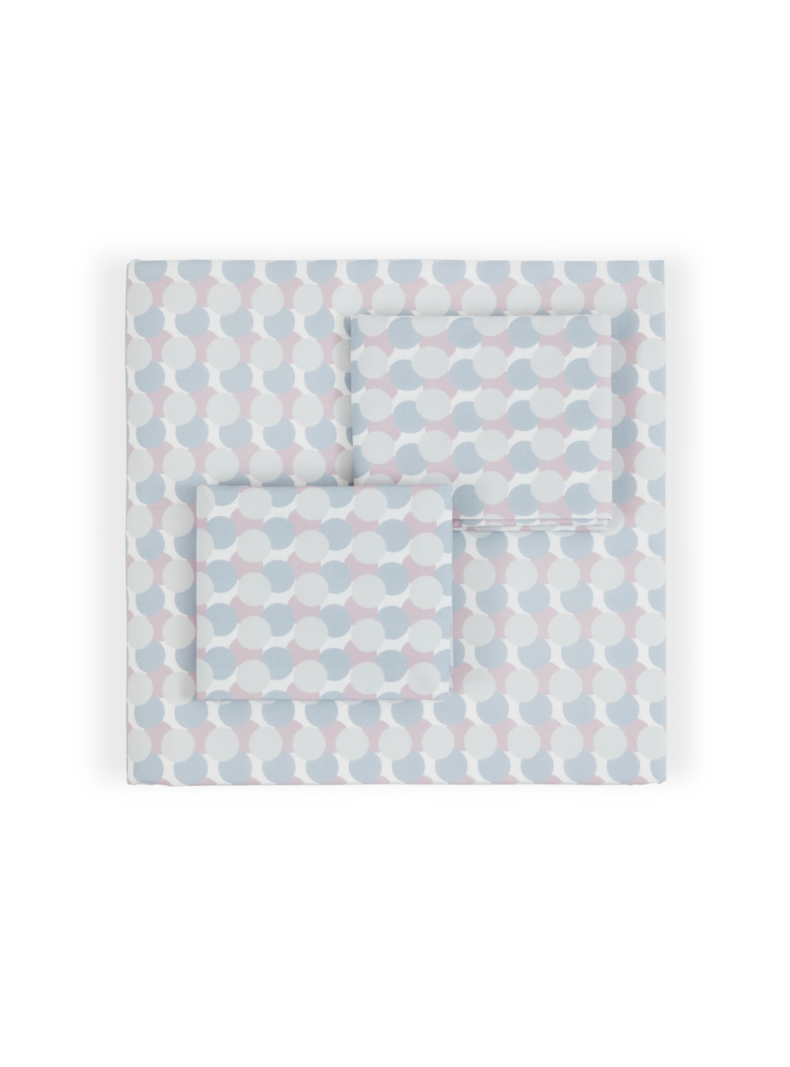 LENZUOLA - Pois Parure Lenzuolo Matrimoniale Grigio