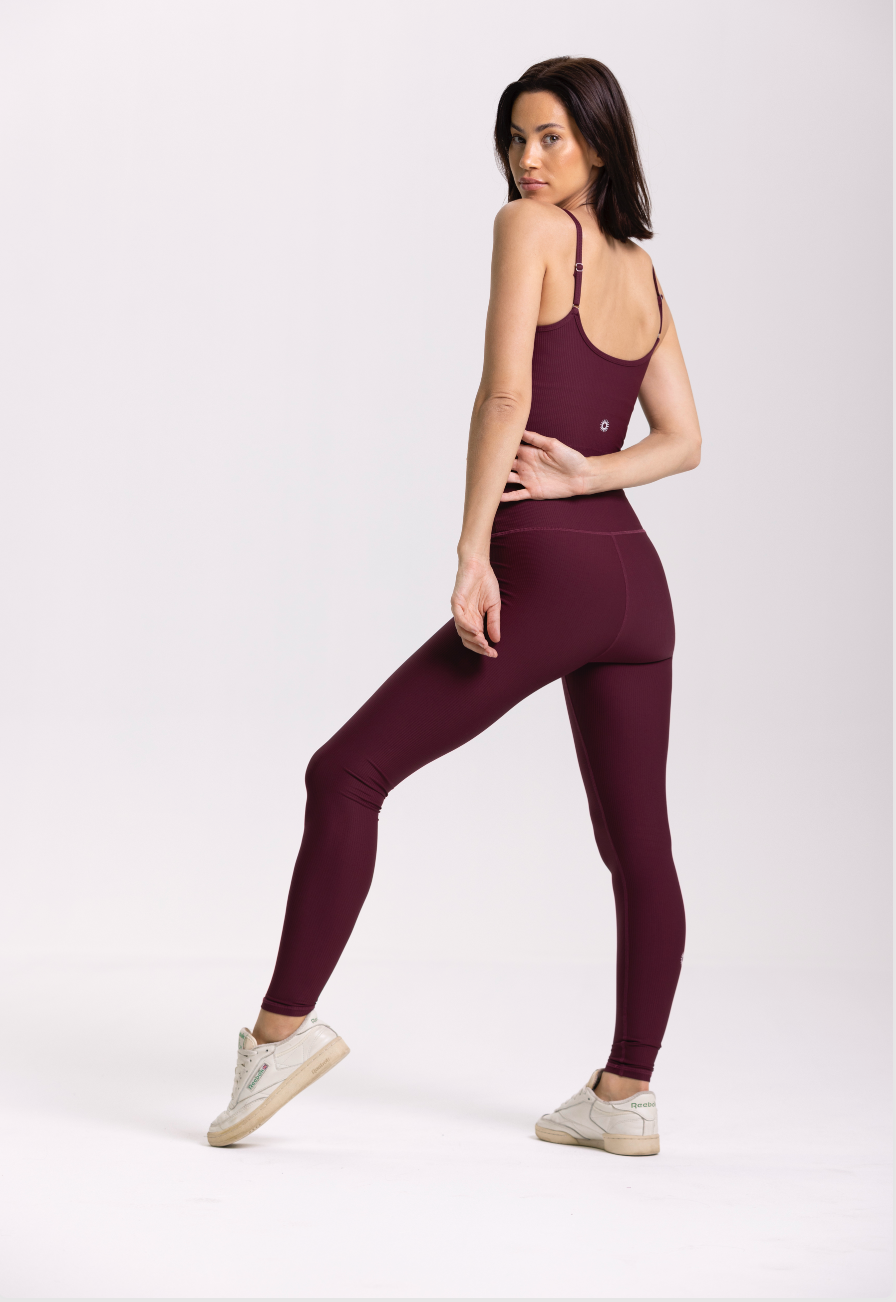 Leggings Lotus-Bordeaux