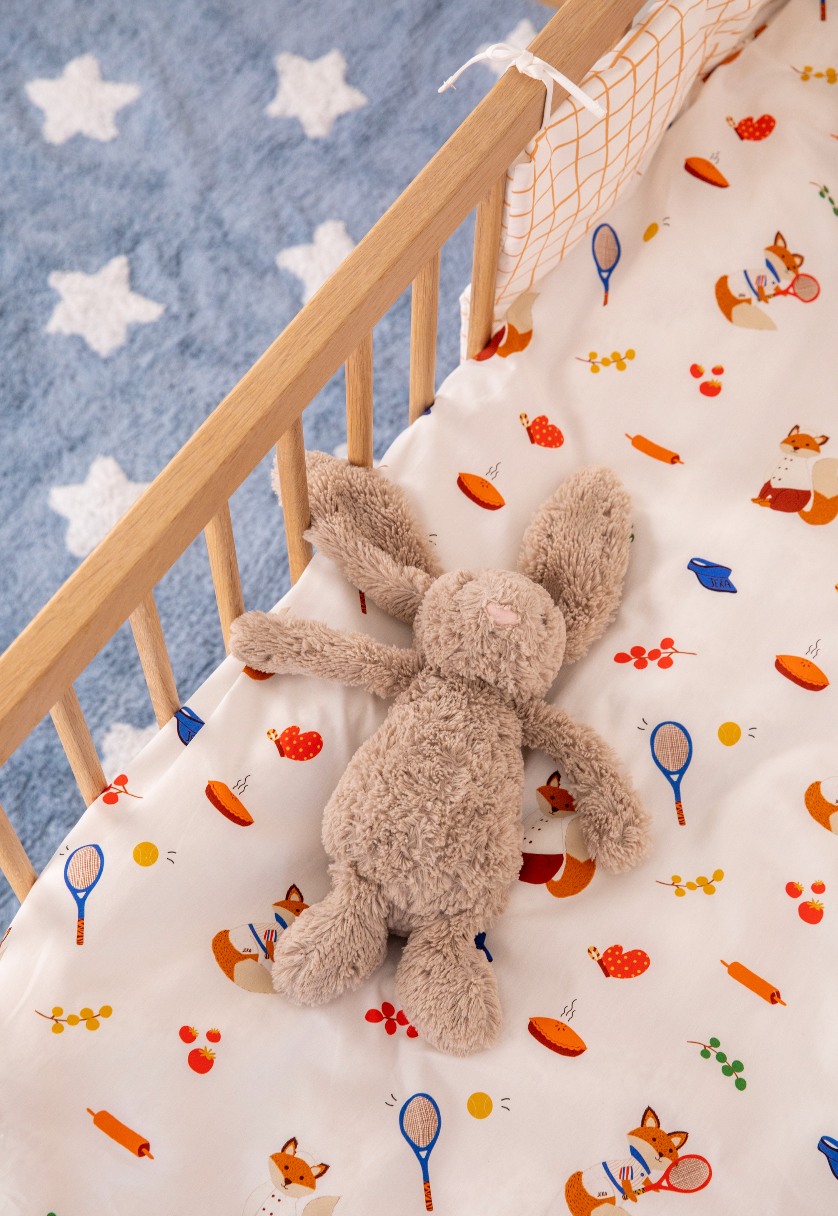 KIDS FITTED SHEET FOX, THE GOURMET