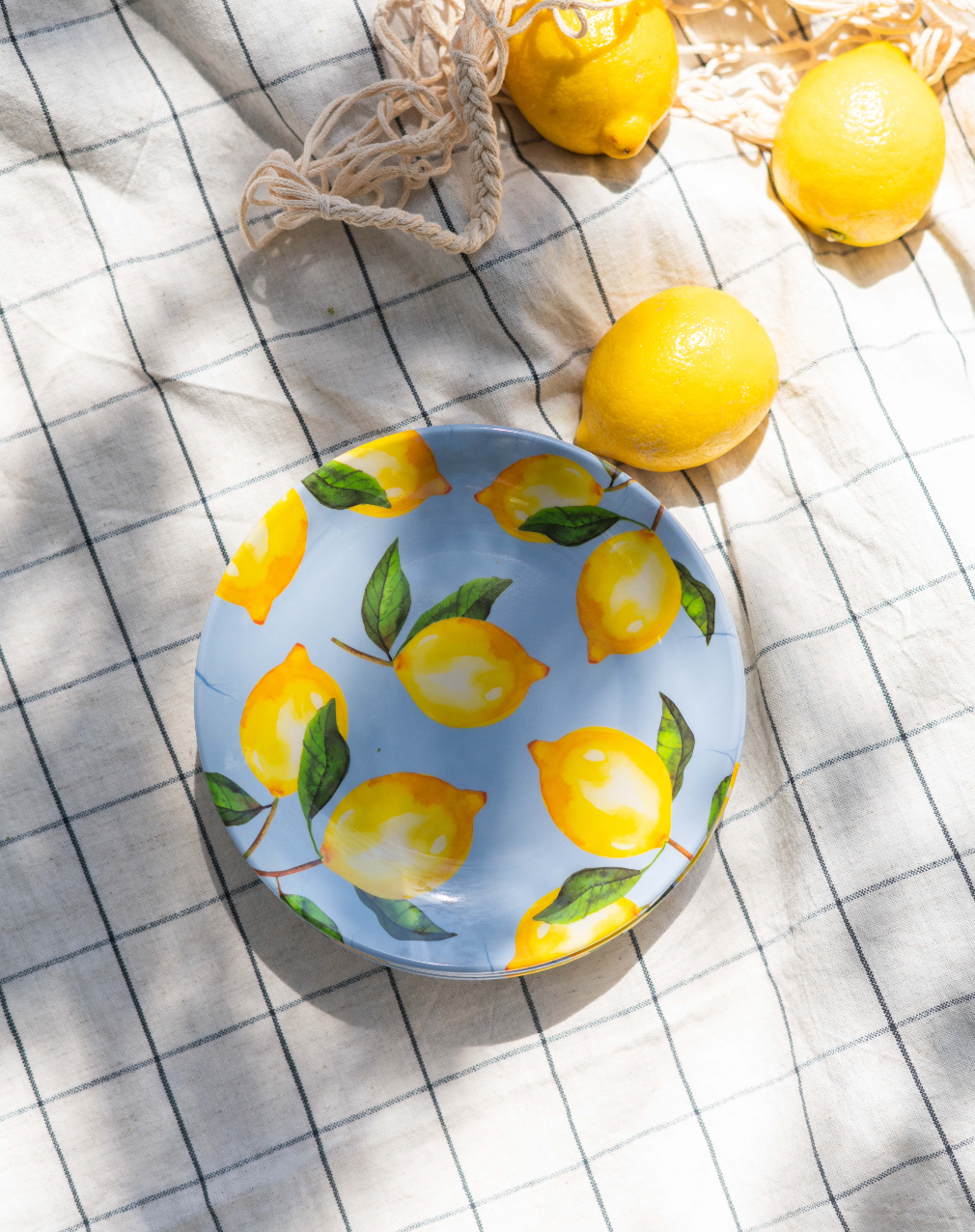 Piatto da dessert della collezione Lemon Twist